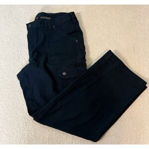 Duluth Trading Curvesetter Waistband Jeans Women's Size 14 Carpenter Double Knee